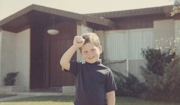 A childhood photo of Michael Dell.