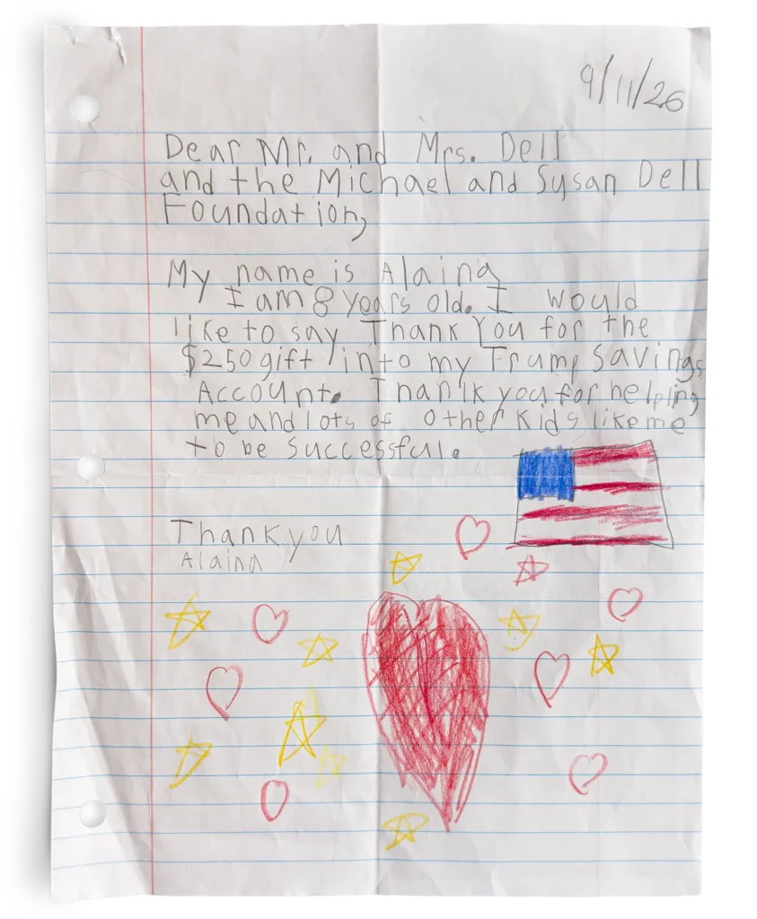 Image of a Letter from a Family