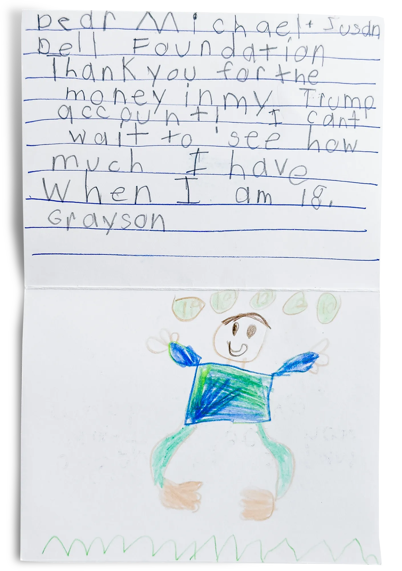 Image of a Letter from a Family
