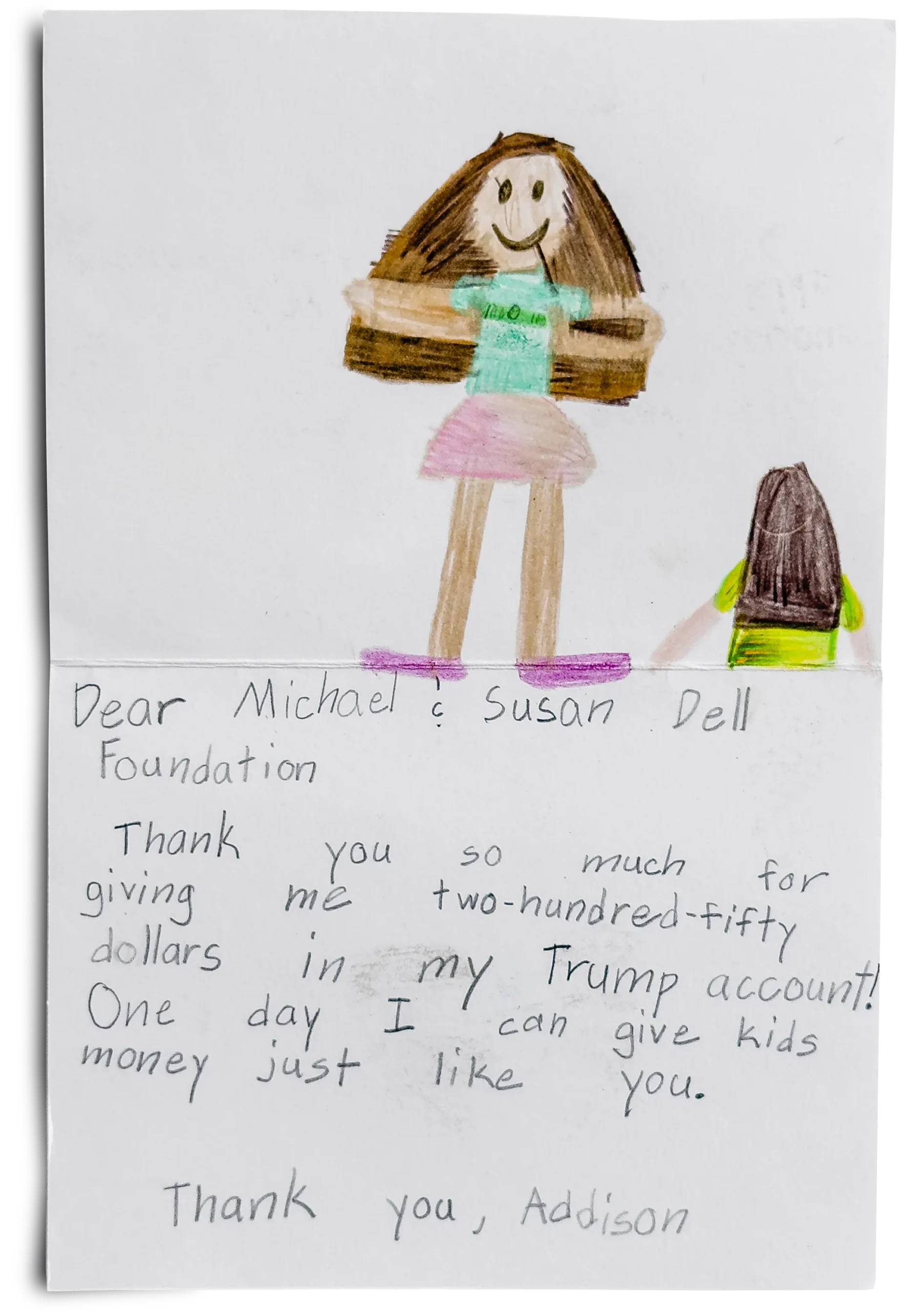 Image of a Letter from a Family