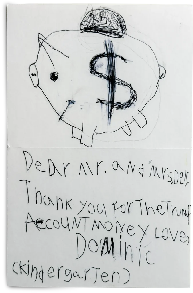 Image of a Letter from a Family