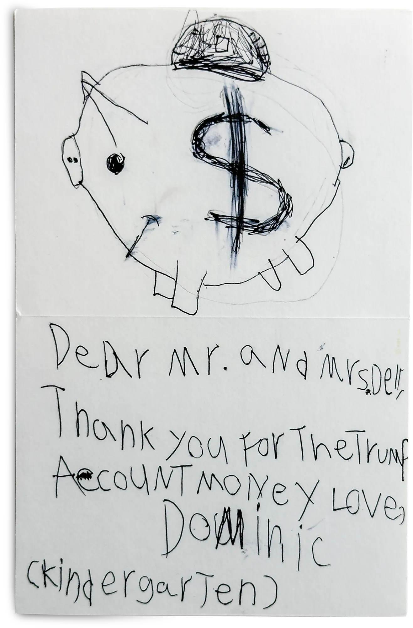 Image of a Letter from a Family