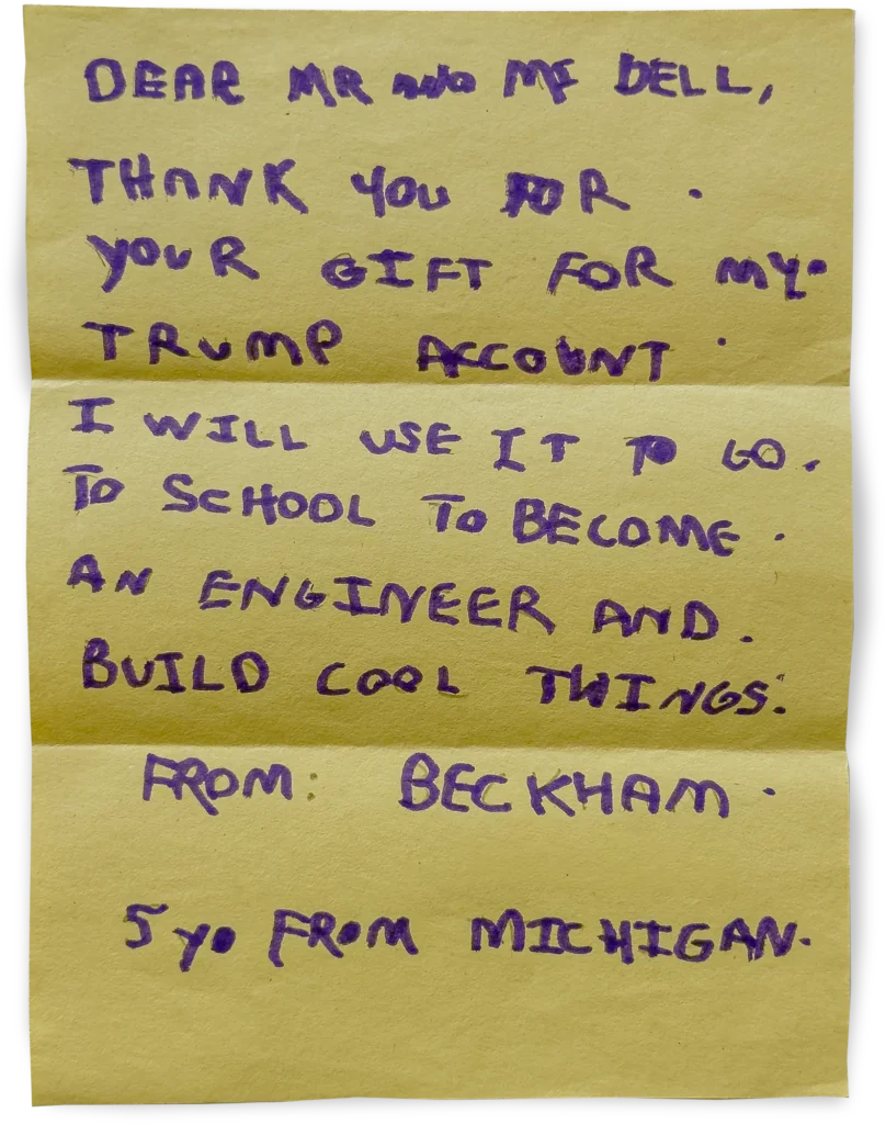 Image of a Letter from a Family