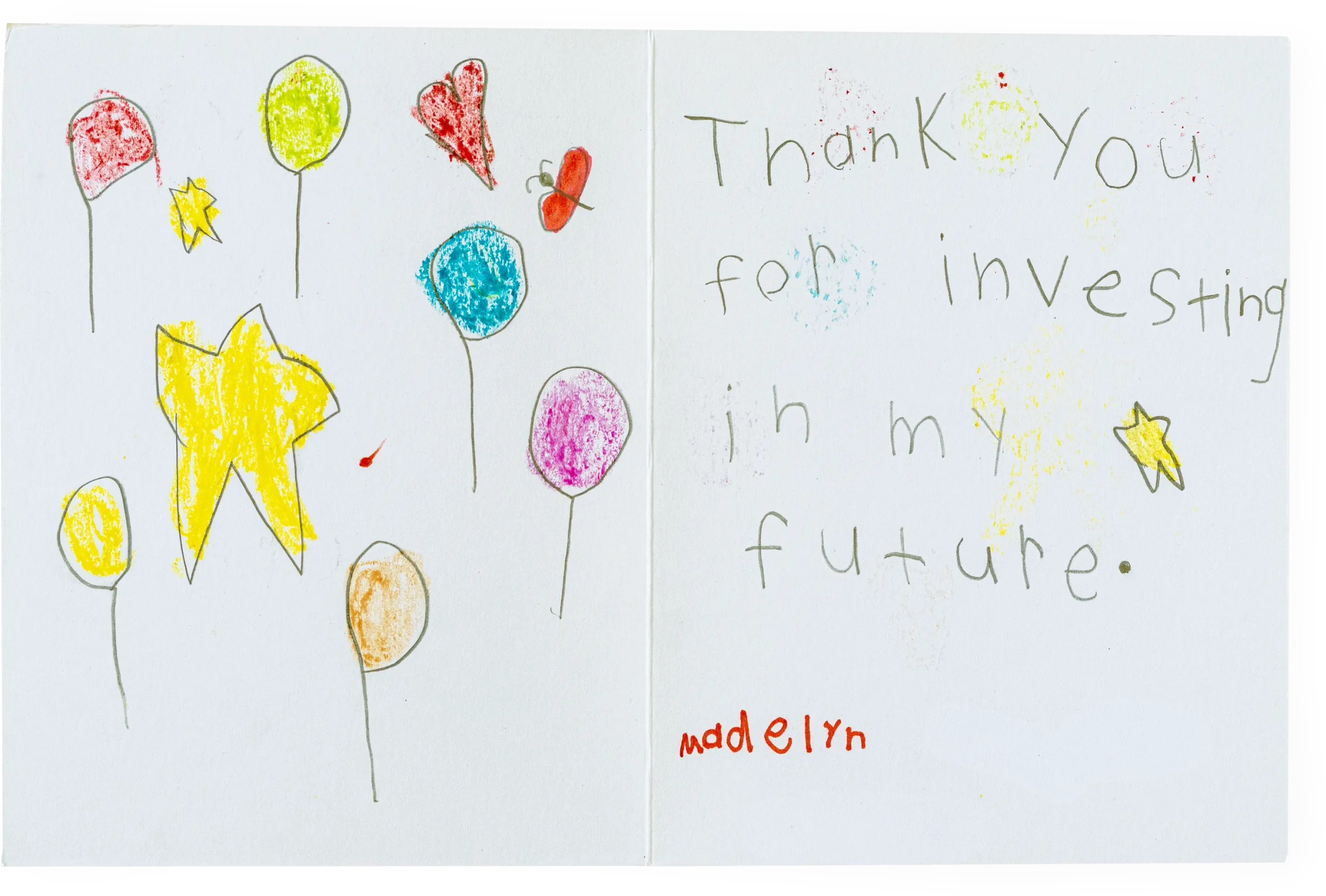 Image of a Letter from a Family