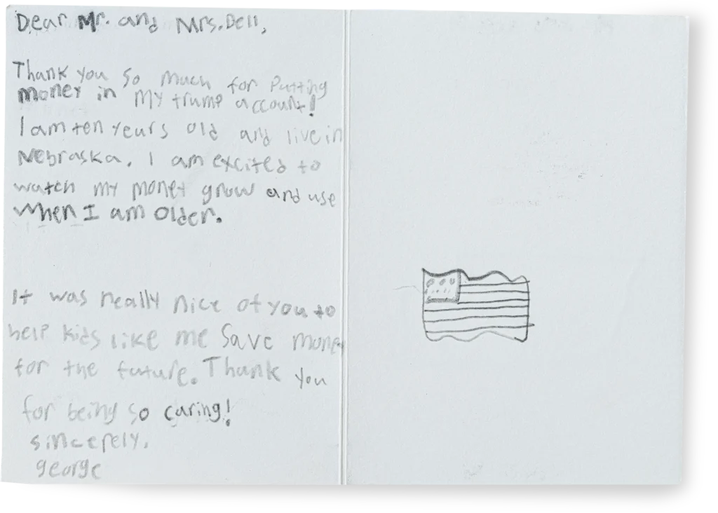 Image of a Letter from a Family