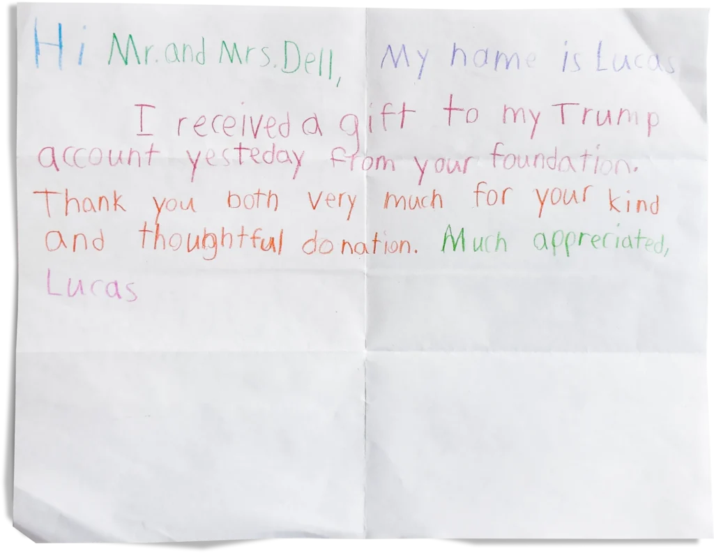 Image of a Letter from a Family